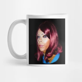 Purple hair and piercing eyes Mug